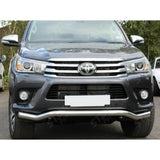 Stx Stainless Steel Spoiler Bar 70mm For Toyota Hilux Mk8 2016-2026
