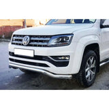 Stx Stainless Steel Twisted City Bar Spoiler Bar 70mm For Vw Amarok V6 2017-2022
