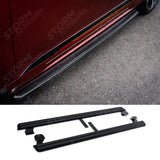 STX Style 2 Running Boards All Black- Pair For Audi Q7 2016 On