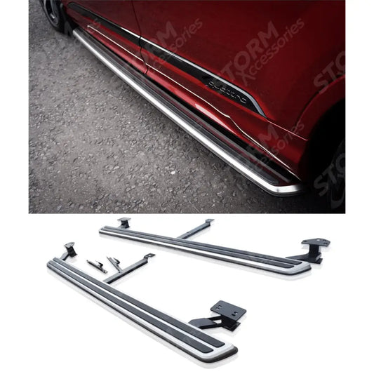 STX Style 2 Running Boards Side Steps Pair For Audi Q7 2016 On