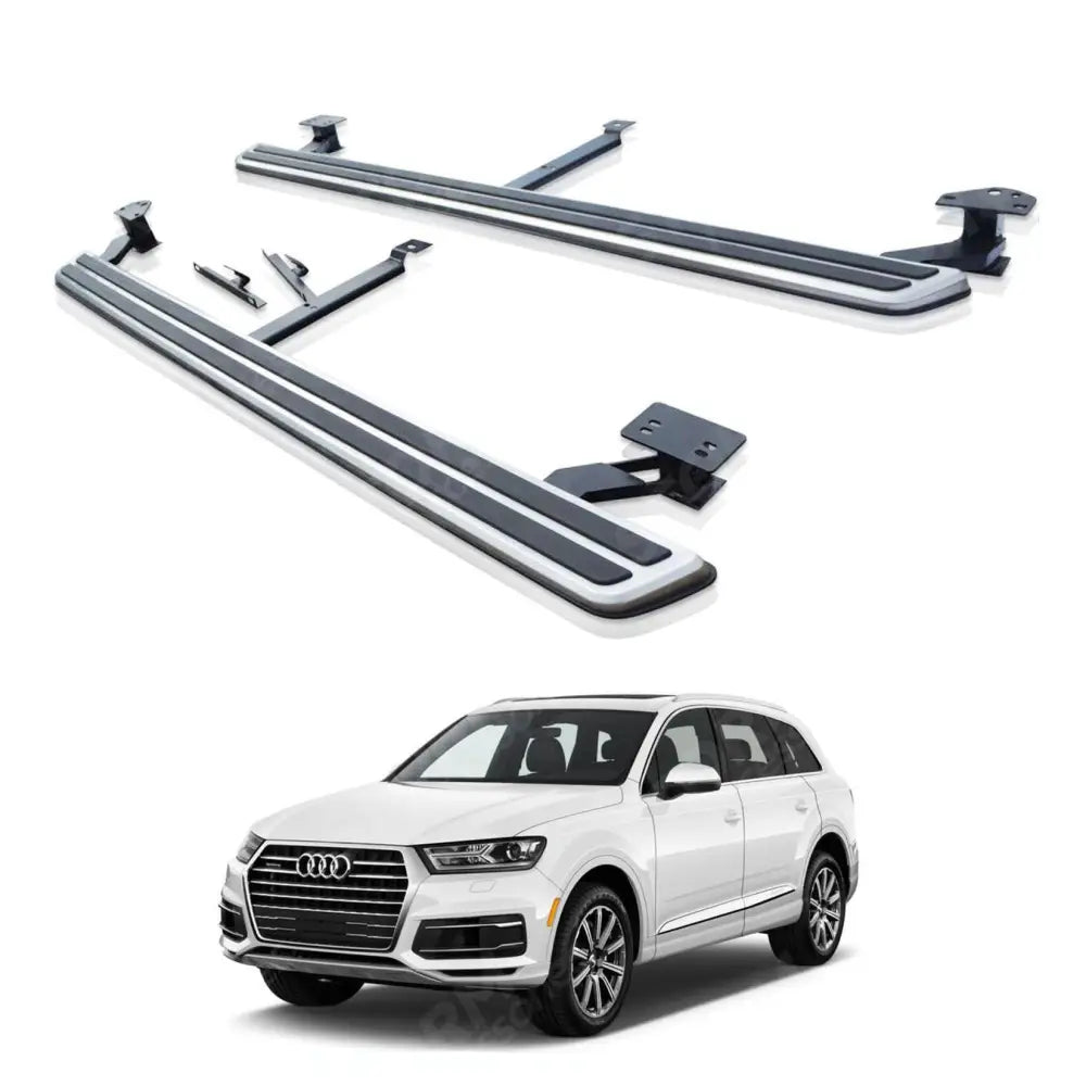 STX Style 2 Running Boards Side Steps Pair For Audi Q7 2016 On