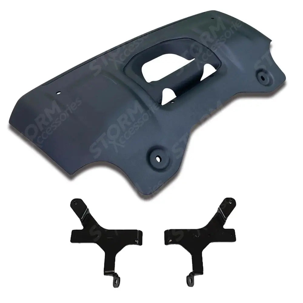 STX Style Front Skid Plate In Black For Land Rover Defender L663 90 / 110 / 130 2020 On