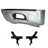 STX Style Front Skid Plate In Silver For Land Rover Defender L663 90 / 110 / 130 2020 On