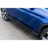 STX Style Integrated Side Steps Running Boards Gloss Black Edition For Mercedes Glc X253 2015-2022