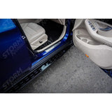 STX Style Integrated Side Steps Running Boards Gloss Black Edition For Mercedes Glc X253 2015-2022
