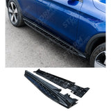 STX Style Integrated Side Steps Running Boards Gloss Black Edition For Mercedes Glc X253 2015-2022