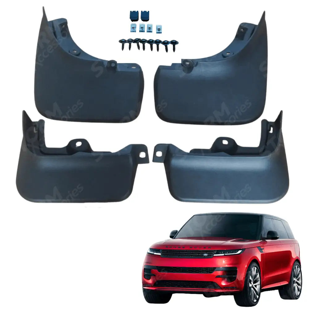 STX Style Mudflaps Front & Rear Full Set For Range Rover Sport 2022 On