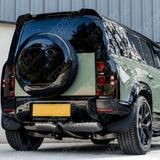 STX Style Rear Spare Wheel Cover Colour Coded Gloss Black For Land Rover Defender L663 90 / 110 / 130 2020 On