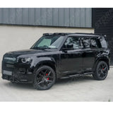 STX Style Roof Rail Pair In Black For Land Rover Defender 110 / 130 L663 2020 On