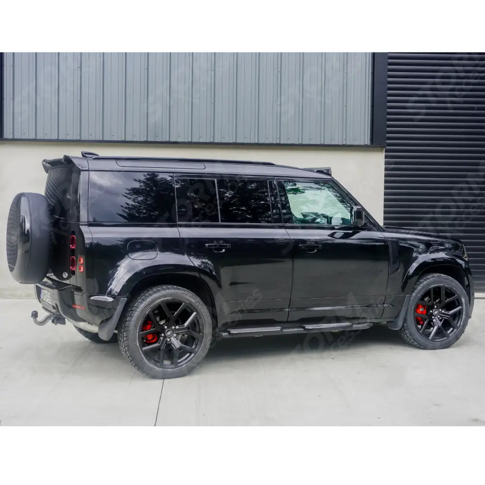 STX Style Roof Rail Pair In Black For Land Rover Defender 110 / 130 L663 2020 On