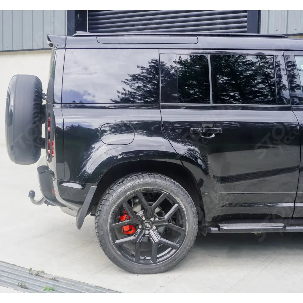 STX Style Roof Rail Pair In Black For Land Rover Defender 110 / 130 L663 2020 On