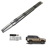 STX Style Roof Rail Pair In Silver For Land Rover Defender 110 / 130 L663 2020 On