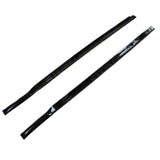STX Style Roof Rails Pair In Gloss Black For Land Rover Defender 90 L663 2020 On