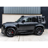 STX Style Running Boards Pair In Black For Land Rover Defender 90 L663 2020 On