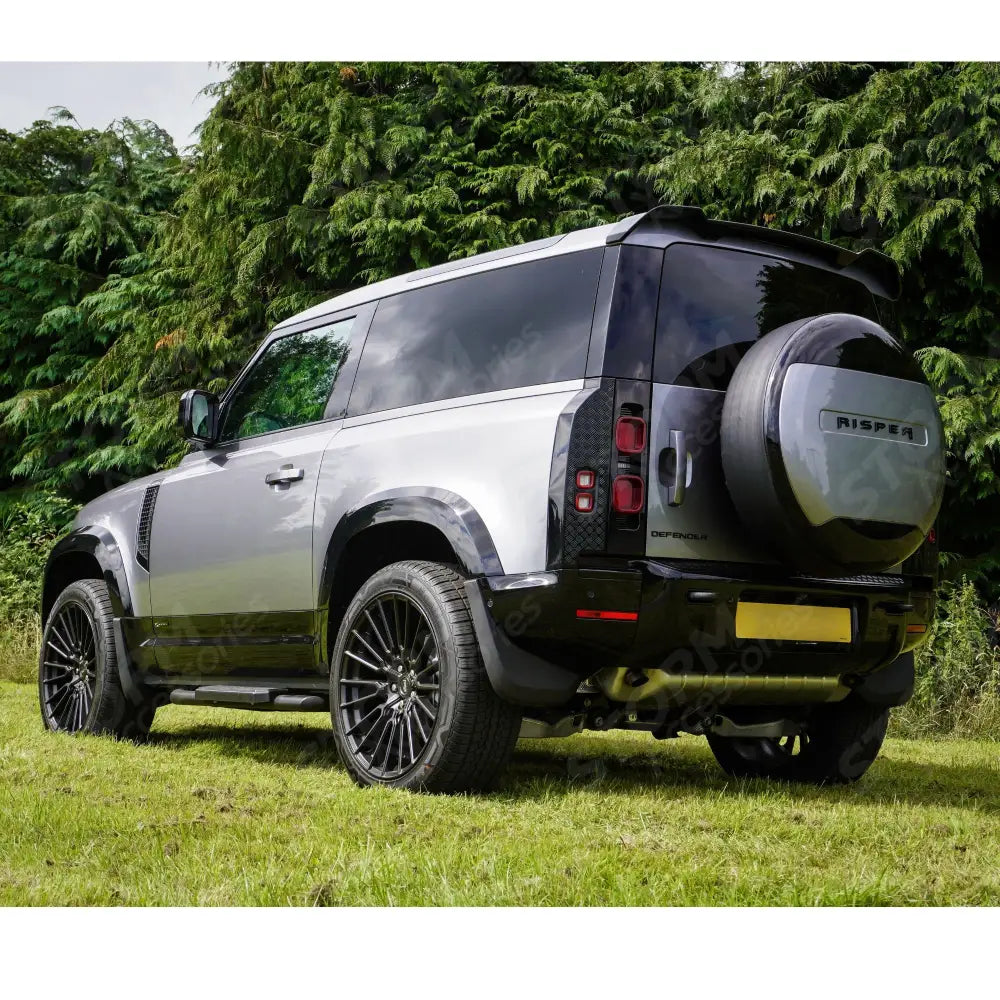 STX Style Running Boards Pair In Black For Land Rover Defender 90 L663 2020 On