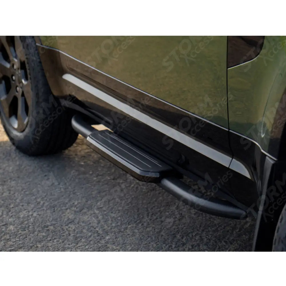 STX Style Running Boards Pair In Black For Land Rover Defender 90 L663 2020 On