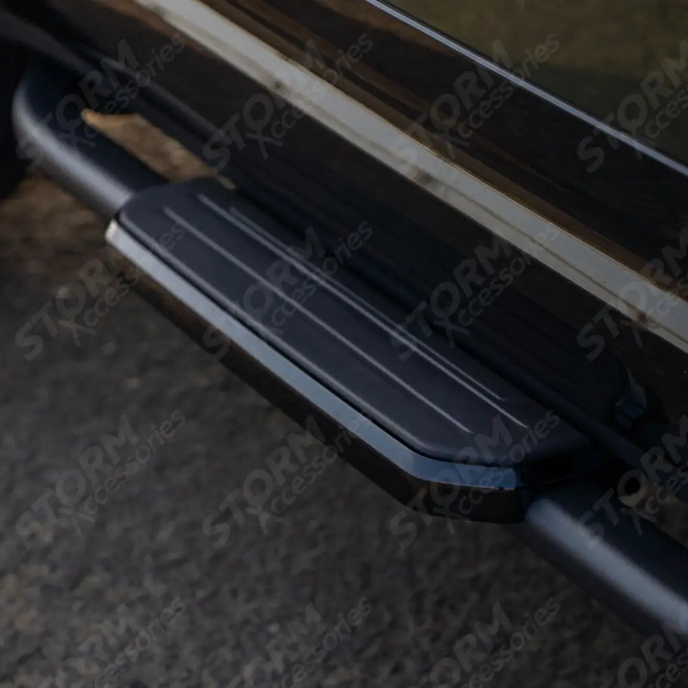 STX Style Running Boards Pair In Black For Land Rover Defender 90 L663 2020 On