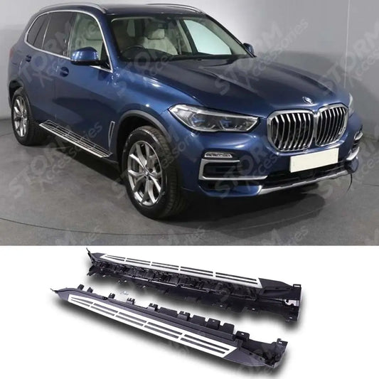 STX Style Running Boards Side Step Pair For Bmw X5 G05 2019 On