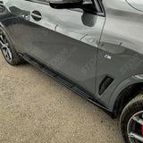 STX Style Running Boards Side Step Pair In Black For Bmw X5 G05 2019 On