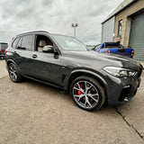 STX Style Running Boards Side Step Pair In Black For Bmw X5 G05 2019 On