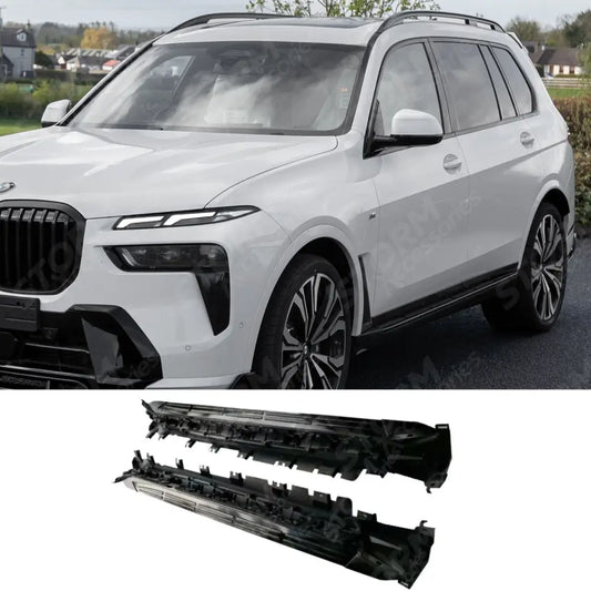 STX Style Running Boards Side Step Pair In Black For Bmw X7 G07 2018 On