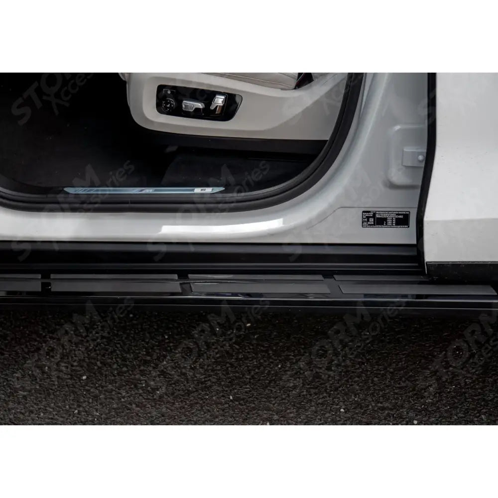 STX Style Running Boards Side Step Pair In Black For Bmw X7 G07 2018 On