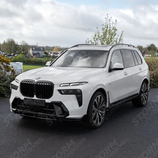 STX Style Running Boards Side Step Pair In Black For Bmw X7 G07 2018 On