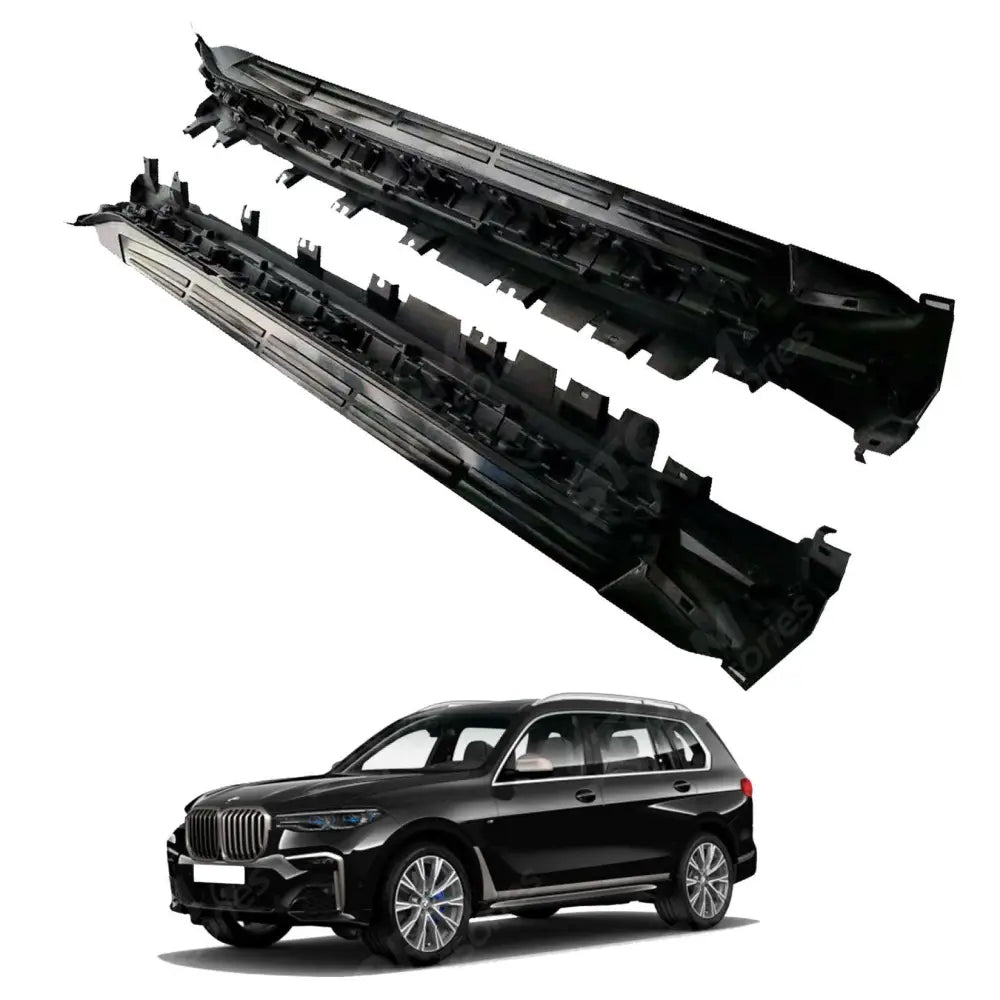 STX Style Running Boards Side Step Pair In Black For Bmw X7 G07 2018 On