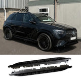 STX Style Running Boards Side Steps Pair In Black For Mercedes Benz Gle Coupe C167 2020 On