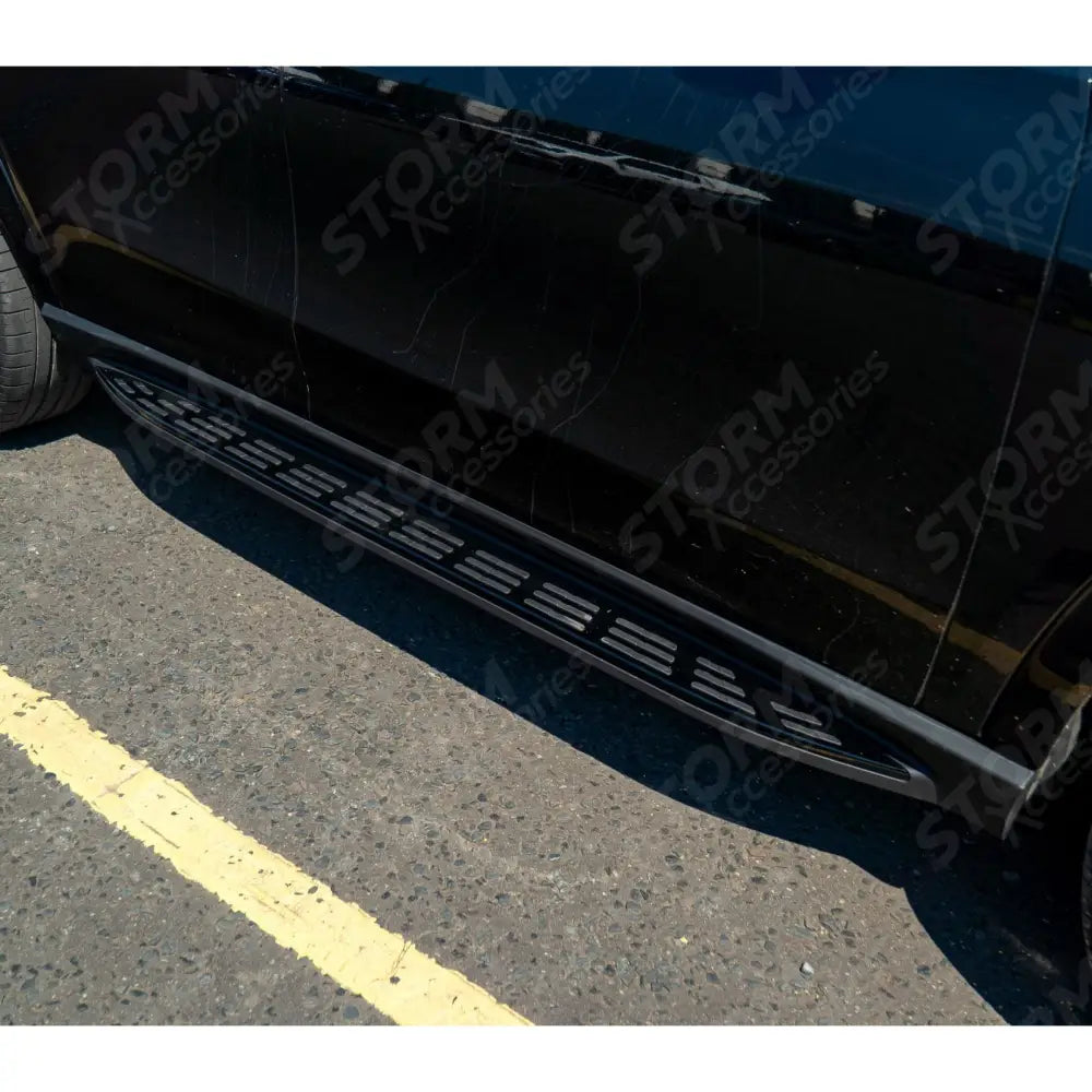 STX Style Running Boards Side Steps Pair In Black For Mercedes Benz Gle Coupe C167 2020 On