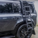 STX Style Side Roof Ladder Gloss Black For Land Rover Defender L663 90 / 110 / 130 2020 On