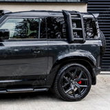 STX Style Side Roof Ladder Gloss Black For Land Rover Defender L663 90 / 110 / 130 2020 On