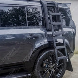 STX Style Side Roof Ladder Gloss Black For Land Rover Defender L663 90 / 110 / 130 2020 On