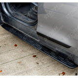 STX Style Side Steps Running Boards All Black Pair For Land Rover Discovery 5 2017 On
