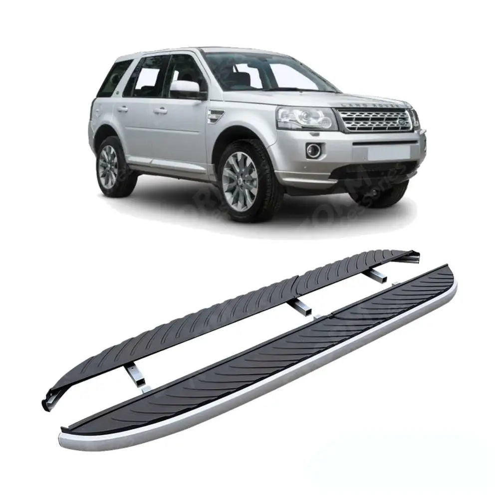 STX Style Side Steps Running Boards Pair For Land Rover Freelander 2 2007-2015