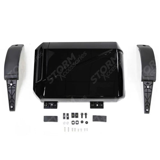 STX Style Side Storage Box In Gloss Black For Land Rover Defender L663 90 / 110 / 130 2020 On