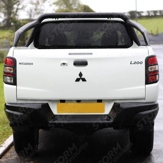 Stx Tail Light Guards Black Pair For Mitsubishi L200 Series 5 2016 On
