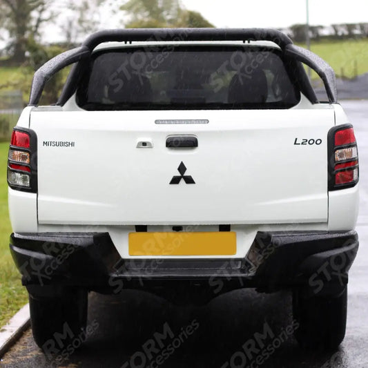 Stx Tail Light Guards Black Pair For Mitsubishi L200 Series 5 2016 On