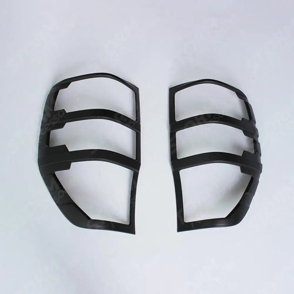 Stx Tail Light Guards -pair Matte Black For Ford Ranger T6 2012-2022