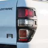 Stx Tail Light Guards -pair Matte Black For Ford Ranger T6 2012-2022