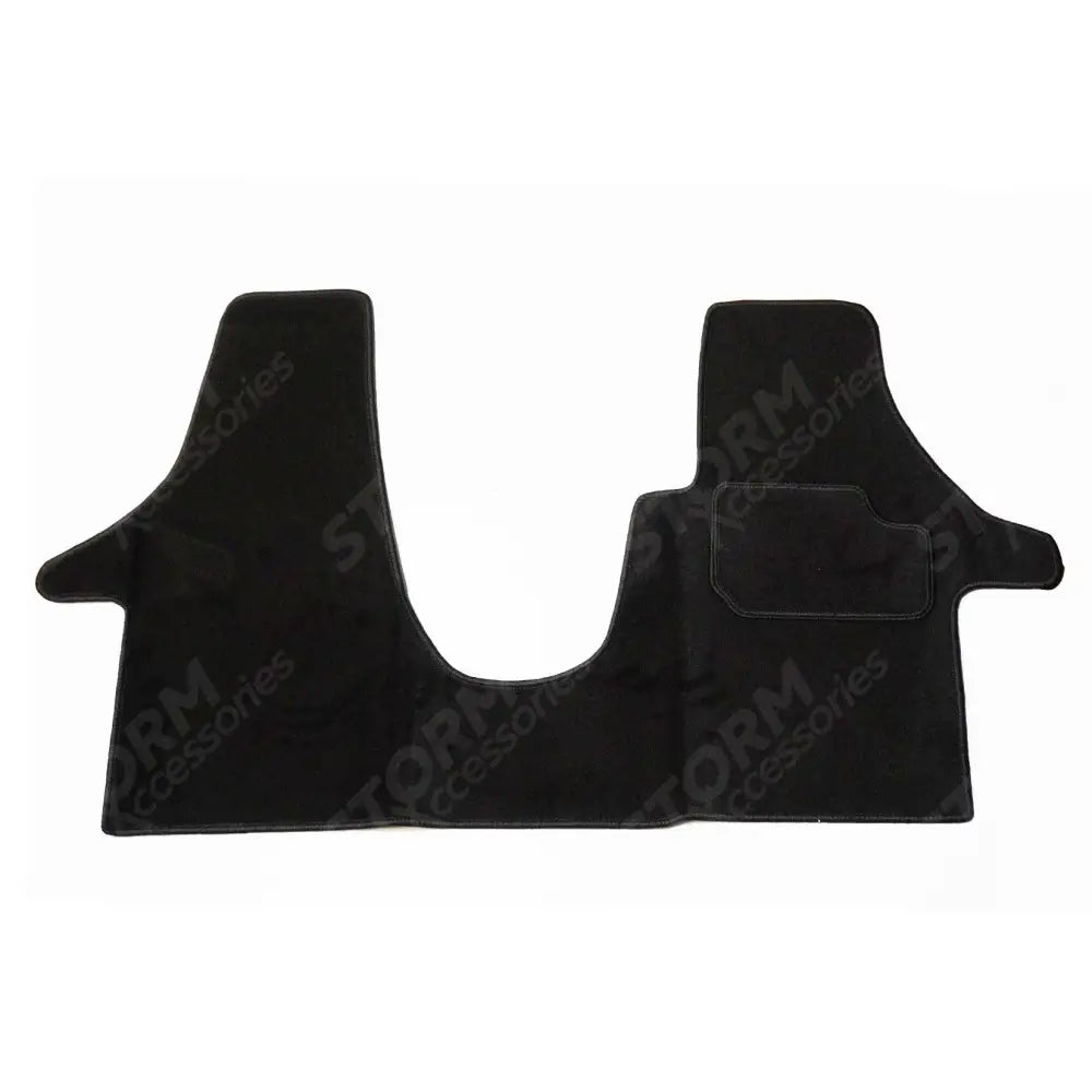 Stx Tailored Fit 1pc Carpet Mat In Black For Vw Transporter T6 T6.1 2015 - 2024
