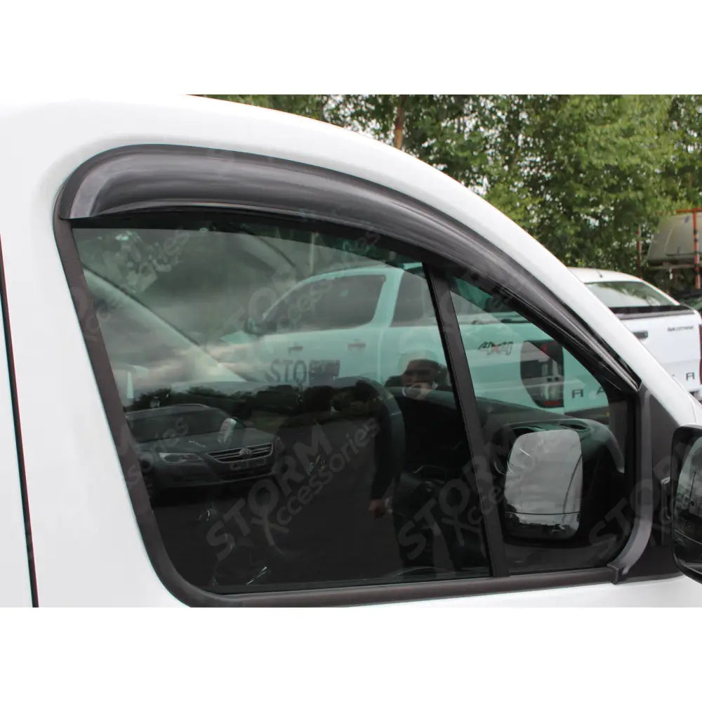 Stx Wind Deflectors External Fit For Nissan Primastar - Renault Trafic - Vauxhall Vivaro - 2014 On