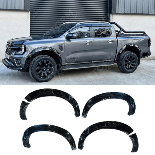 Style' Gloss Black Wheel Arch Set For Ford Ranger T9 2023 on