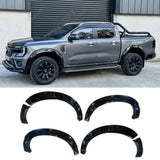 Style' Gloss Black Wheel Arch Set For Ford Ranger T9 2023 on