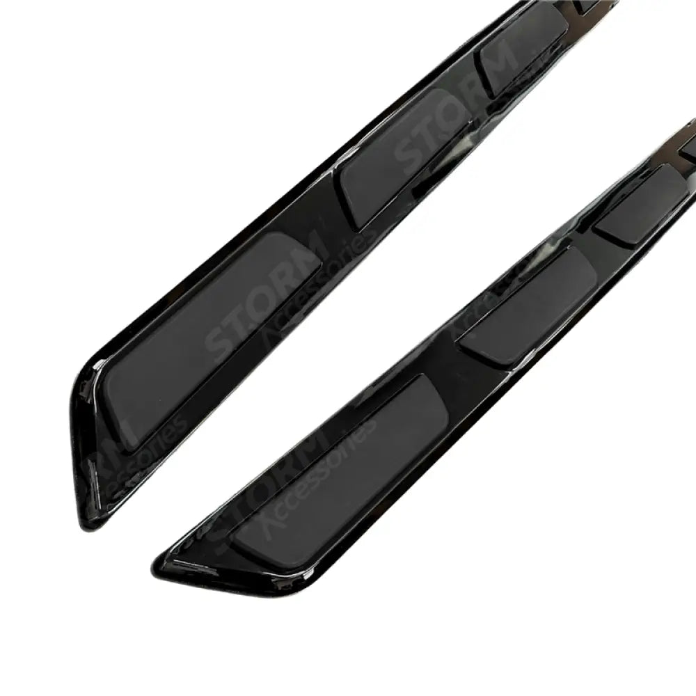 Style STX Side Steps Running Boards All Black Pair For Audi Q5 2017 On