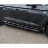 Style STX Side Steps Running Boards All Black Pair For Audi Q5 2017 On