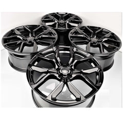 Svr Style 5 Split Spoke 5x108 - 20 Inch Alloys Wheels With Gloss Black Finish - Qty 1