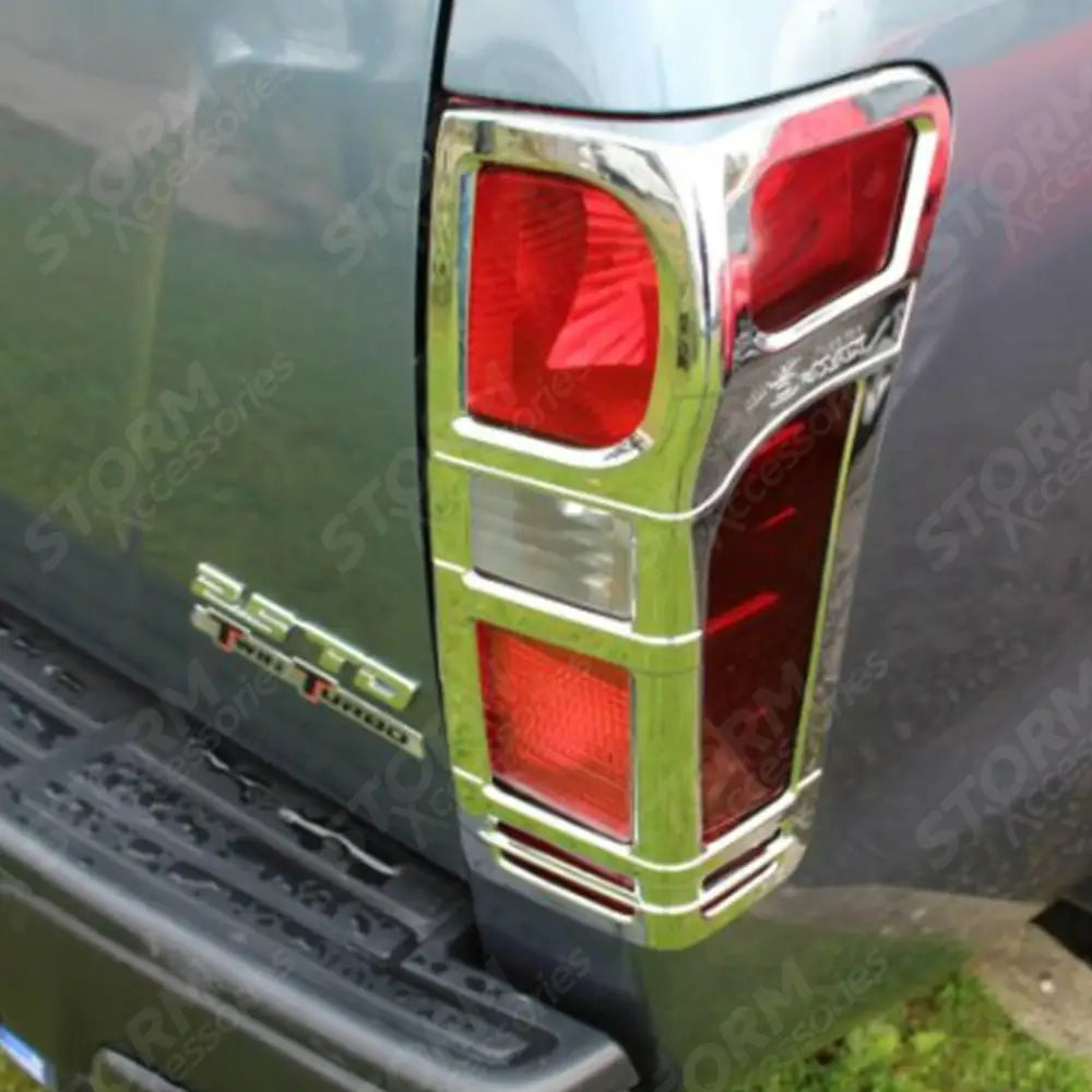 Tail Light Guards Pair Chrome For Isuzu D-max 2012 - 2020