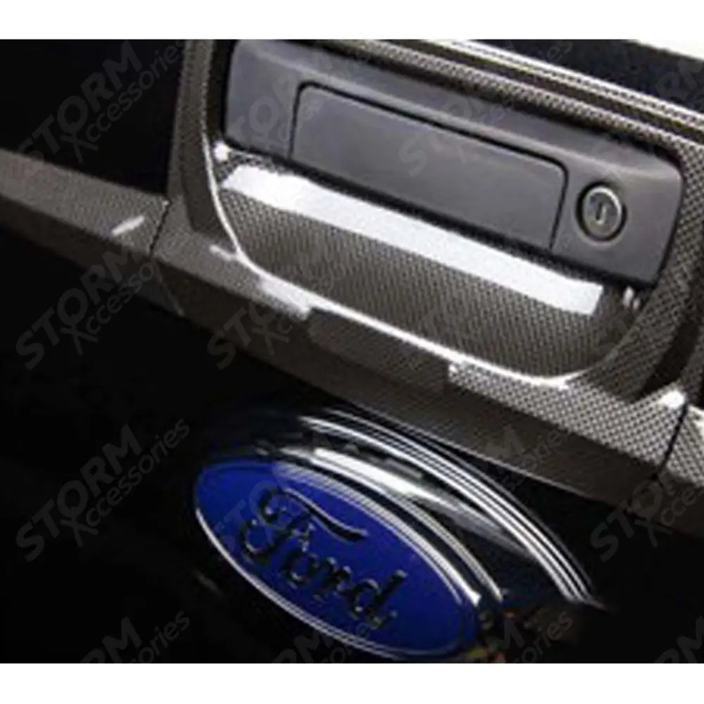 Tailgate Cover Carbon Fibre Look For Ford Ranger T6 2012 - 2018