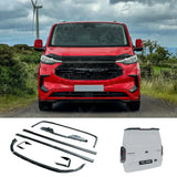 TAILGATE LWB Full Low Line Aero Kit In Gloss Black For Ford Transit Custom MK2 2024 on